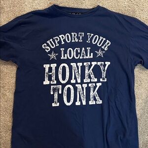 Charlotte Russe Navy Tee